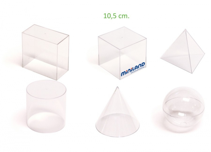 Set didactic corpuri geometrice Miniland 6 piese [2]