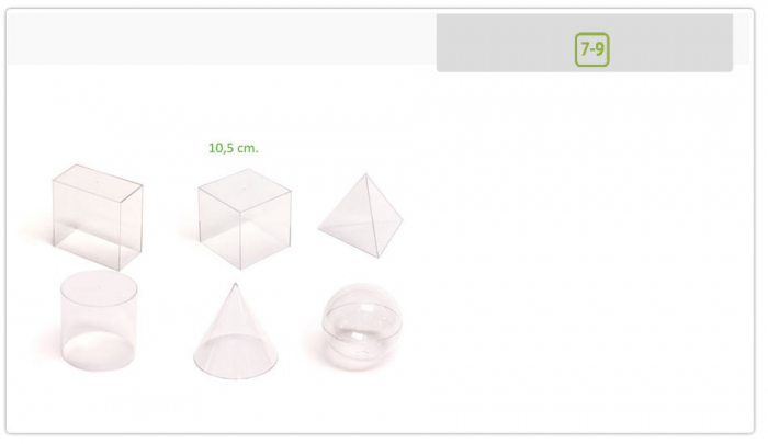 Set didactic corpuri geometrice Miniland 6 piese [1]