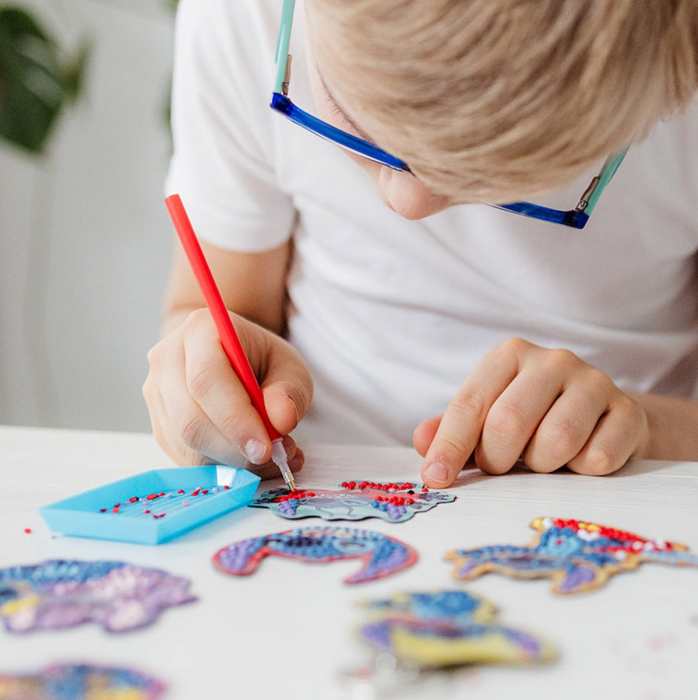 Set DIY creeaza magneti, diamond painting, Lilo si Stitch [5]