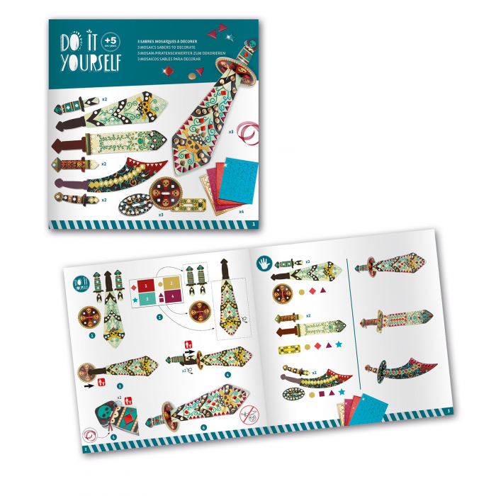 Set DIY Djeco, Sabiile piratilor [3]