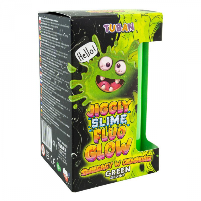 Set DIY experimente JIGGLY SLIME FLUO GLOW – VERDE 430 g [3]