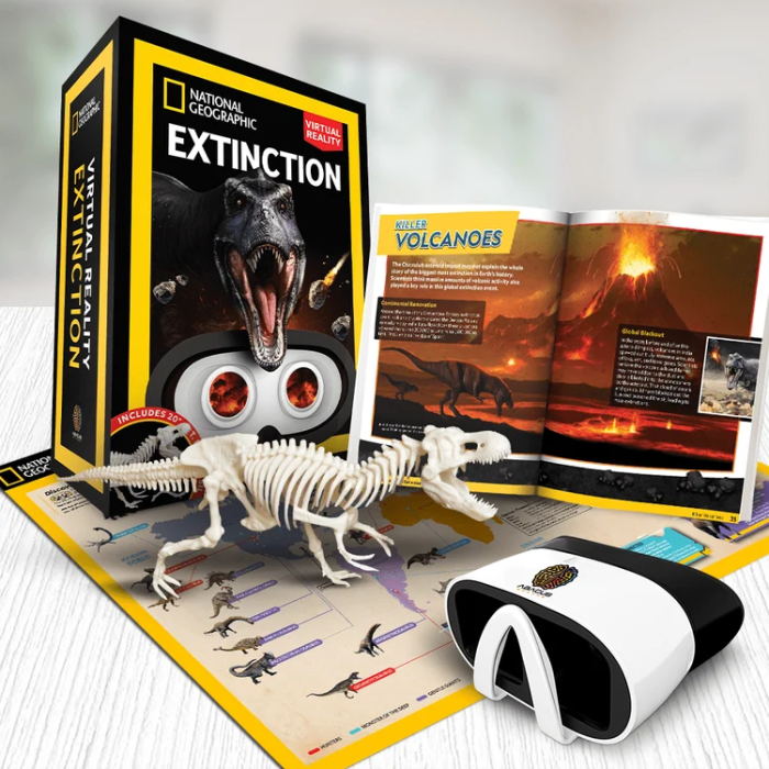 Kit STEM interactiv VR National Geographic - Extinctia dinozaurilor [2]