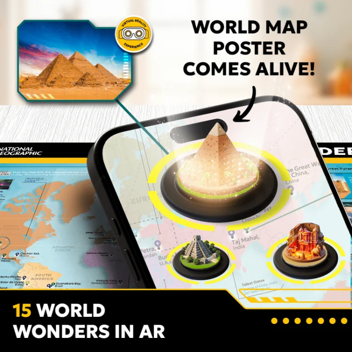 Kit STEM interactiv VR National Geographic - Minunile lumii, [4]