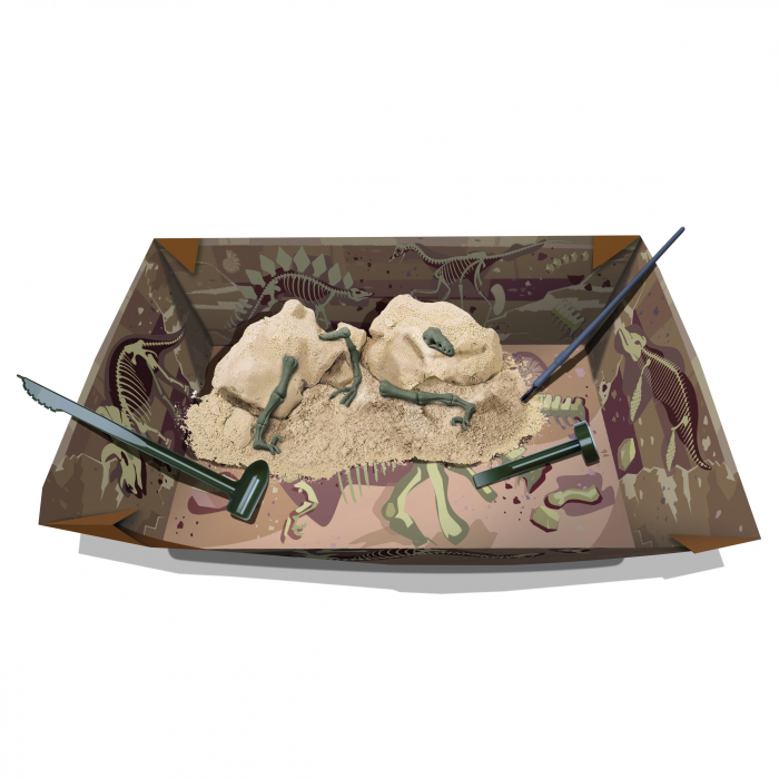 Set educativ Sapa si descopera Dinozauri - Velociraptor [3]