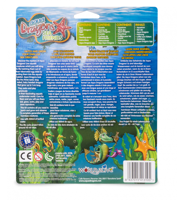Set educativ STEM - AQUA DRAGONS® Habitat economic - Sea Friends basic [3]