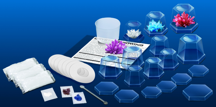 Set complet de experimente pentru crescut Cristale [2]