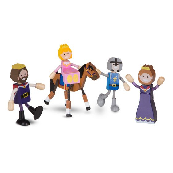 Set figurine flexibile Familia Regala - Melissa & Doug [2]