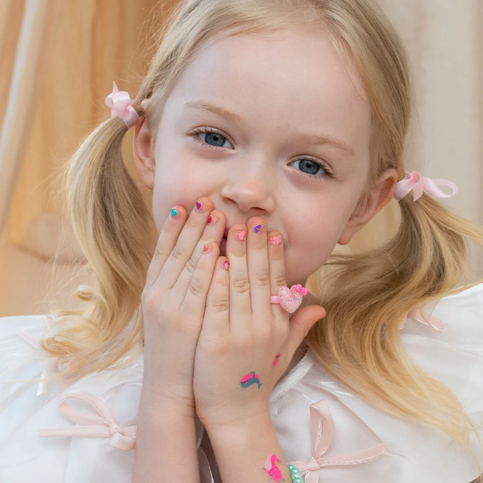 Set inel si stickere pentru unghii, Fancy Me [3]