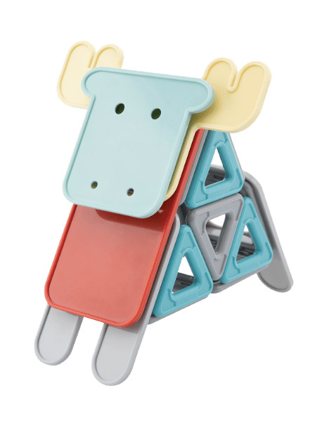 Set magnetic de construit- Magformers Animale, 40 piese [4]