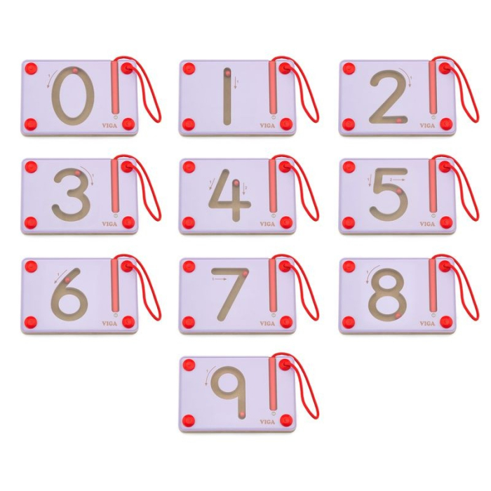 Set magnetic de scriere - Cifre, Viga [2]