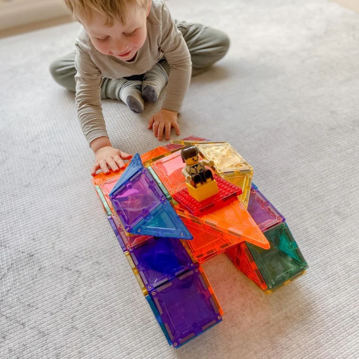 Set magnetic Magblox - 101 piese magnetice de constructie transparente [7]