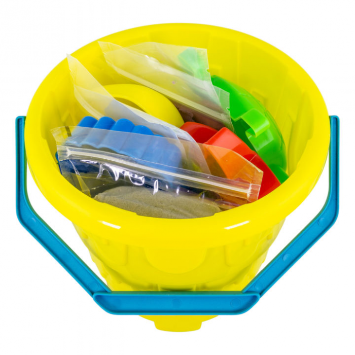 Set Nisip Kinetic 5 culori cu accesorii - Plaja [3]