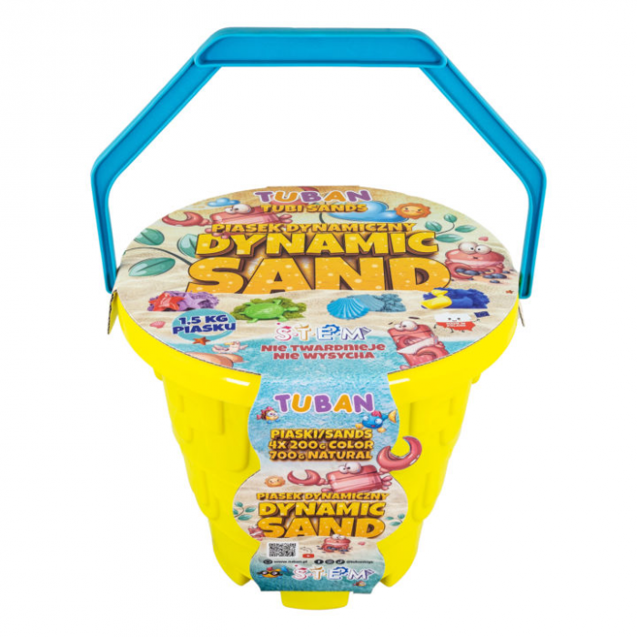 Set Nisip Kinetic 5 culori cu accesorii - Plaja [4]