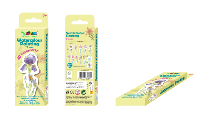 Set pictura cu apa - semne de carte Flori, colectia Creatii Naturale [14]