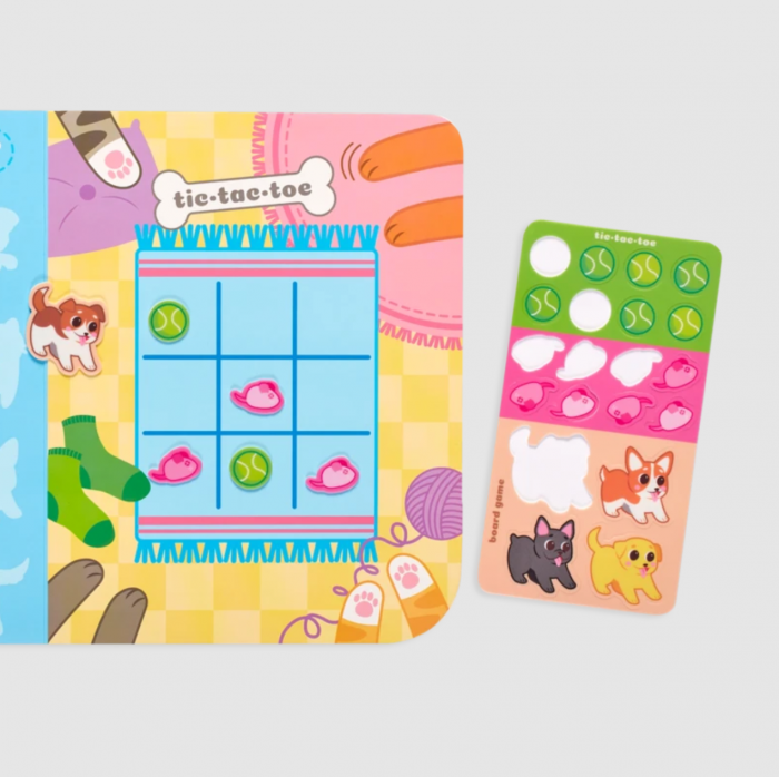 Set planse si jocuri cu abtibilduri repozitionabile - Animale prietenoase [8]