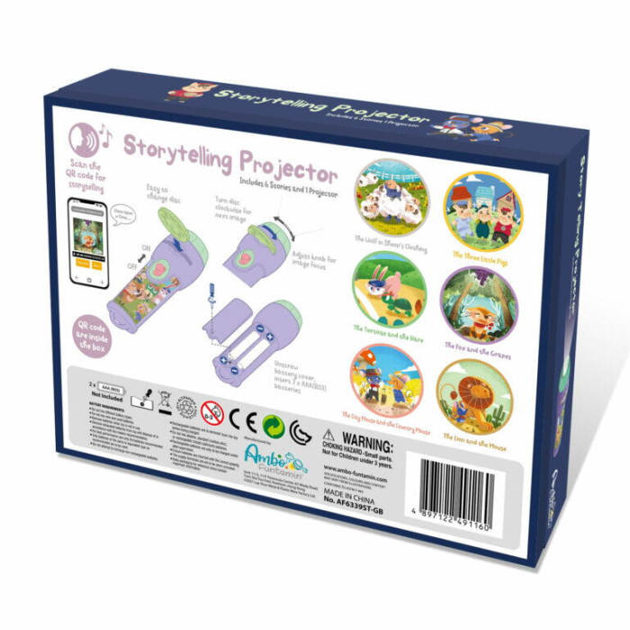 Set proiector tip lanterna cu 6 fabule [4]