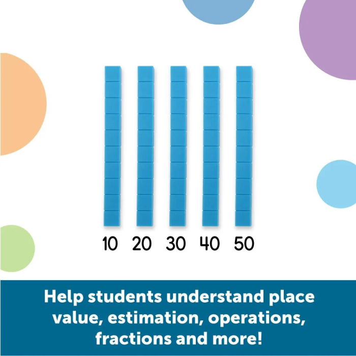 Set riglete baza 10 (50 bucati) [3]