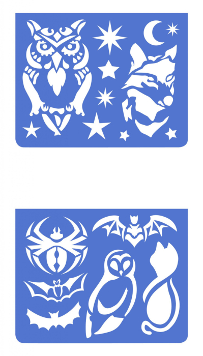 Set sabloane Djeco, Noapte [1]