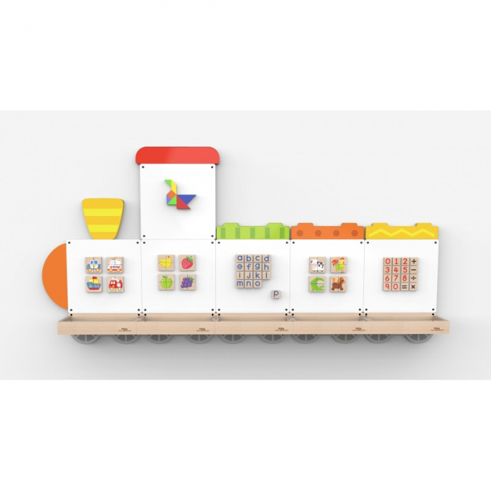 Set table de scris magnetice - Trenulet cu trei vagoane, Viga [2]