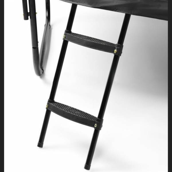 Set trambulina 244 cm cu plasa si scarita Ookee Jump Carbon [4]