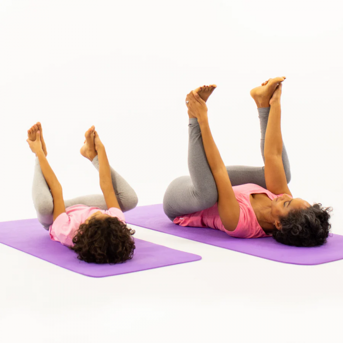Set Yoga Mama-Copil, saltele asortate si carduri incluse - Cloud, mov [7]