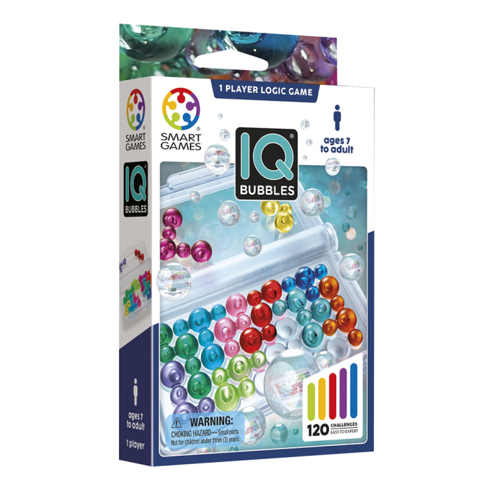 Smart Games - IQ Bubbles, joc de logica cu 120 de provocari, 7+ ani, editie internationala [1]
