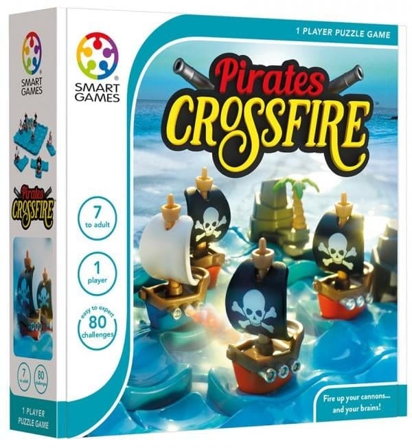 Smart Games - Pirates Crossfire, joc de logica cu 80 de provocari, 7+ ani [1]