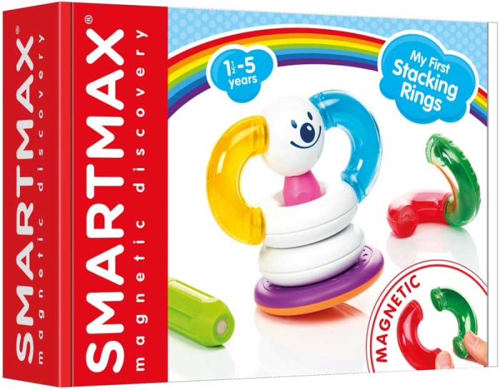 SmartMax My First Stacking Rings, Set magnetic 10 piese, 1-5 ani [1]