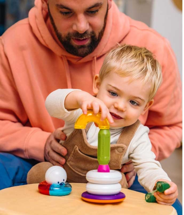 SmartMax My First Stacking Rings, Set magnetic 10 piese, 1-5 ani [4]