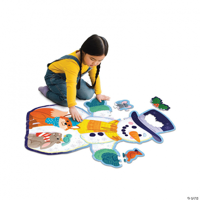 Snowman, puzzle de podea în formă de om de zăpadă [1]