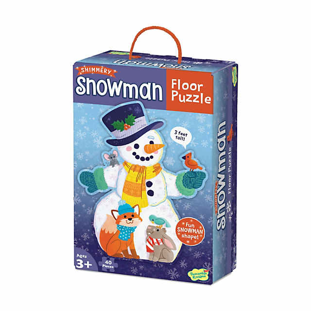 Snowman, puzzle de podea în formă de om de zăpadă [3]
