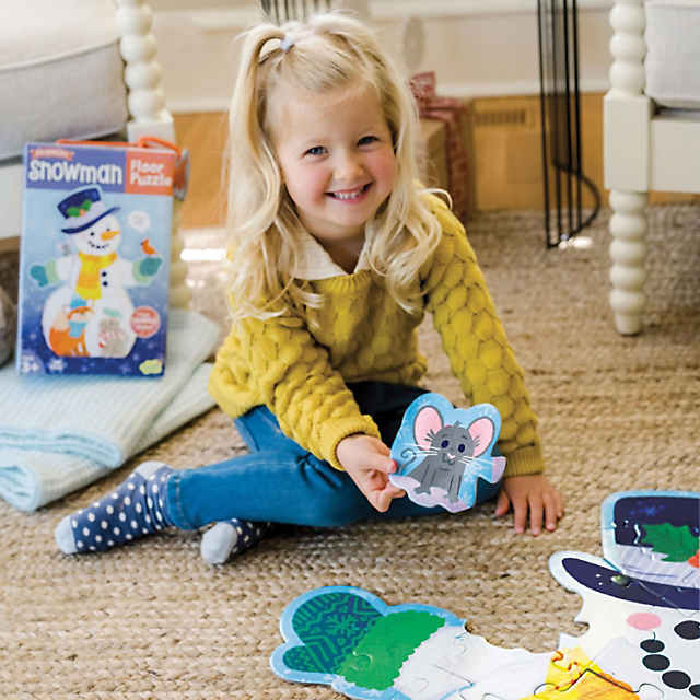 Snowman, puzzle de podea în formă de om de zăpadă [2]