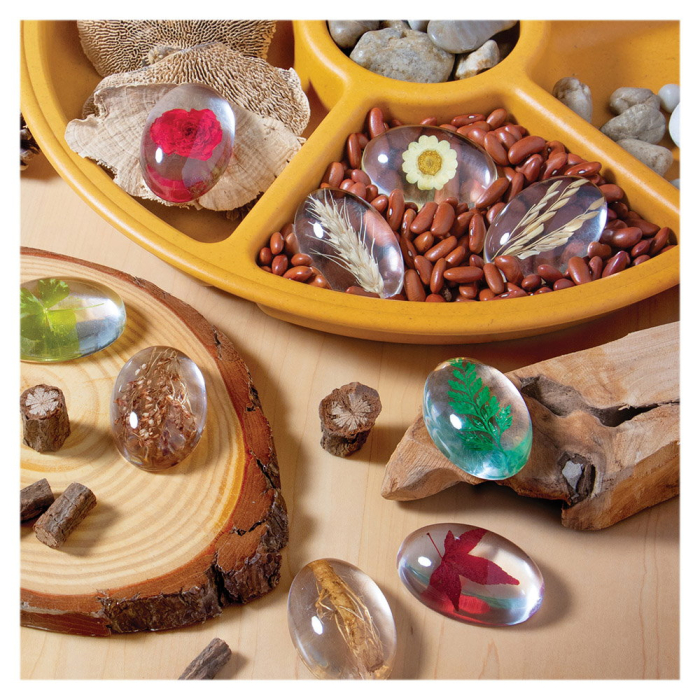 Specimen Stones, pietre din acril cu plante, Guidecraft [3]