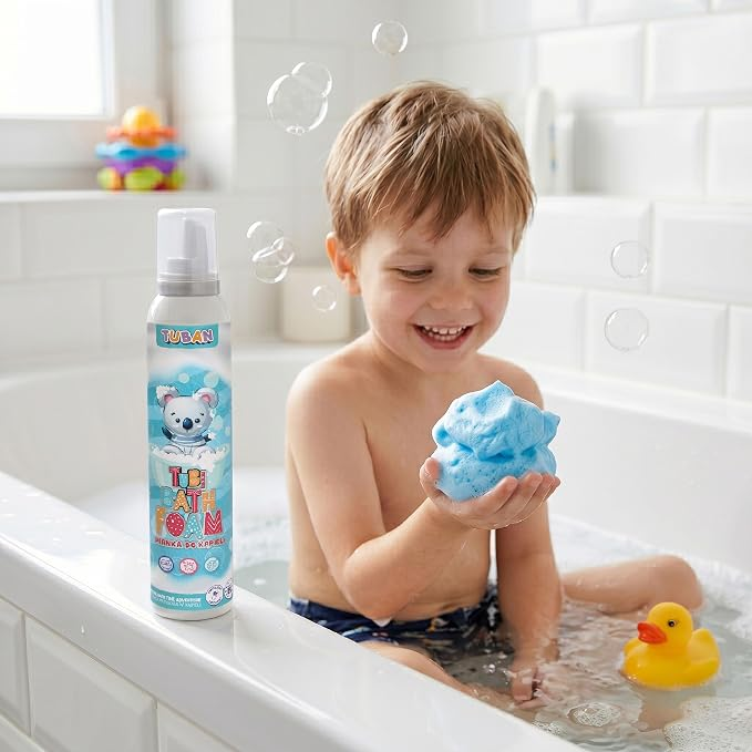 Spuma creativa pentru baie si slime  - TUBI  – ALBASTRU 200 ml [5]