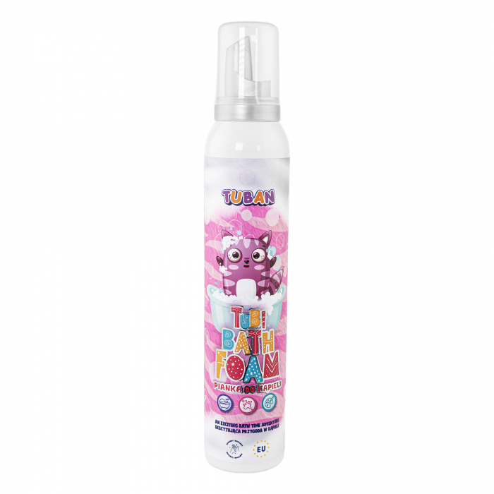 Spuma creativa pentru baie si slime  - TUBI  – ROZ 200 ml [1]