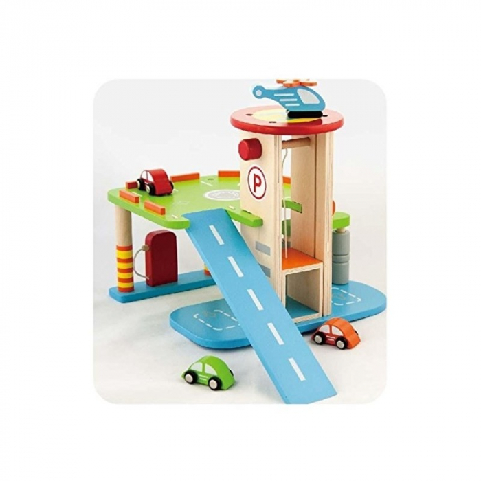 Statie de benzina cu parcare, lift si heliport [2]