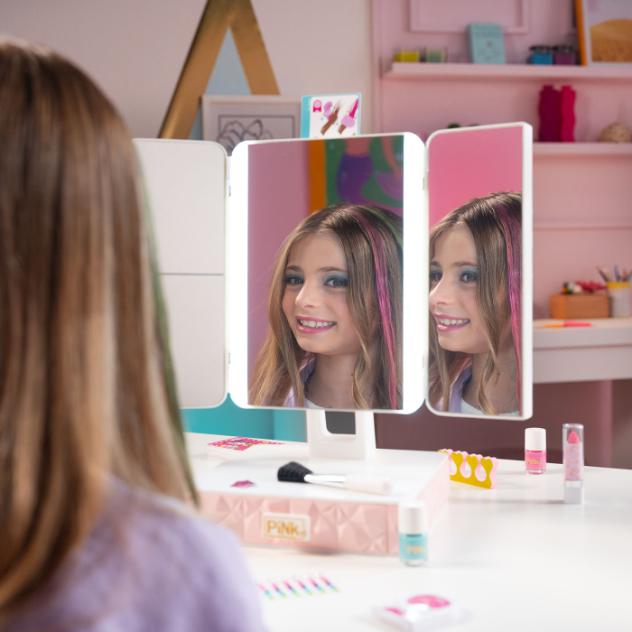 Studio de machiaj interactiv cu oglindă vorbitoare - Pink it Smart Vanity [8]