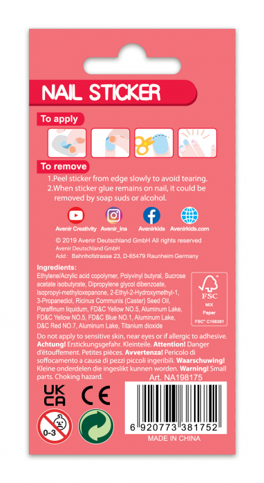 Stickere pentru unghii fosforescente - Fructe [4]