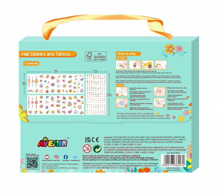 Stickere pentru unghii si tatuaje - Flori [6]