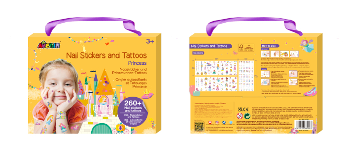 Stickere pentru unghii si tatuaje - Printesa [11]