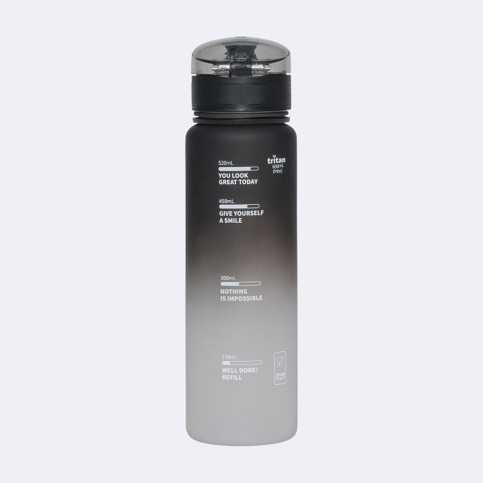 Sticla de baut 650 ml, Gradient Negru [2]