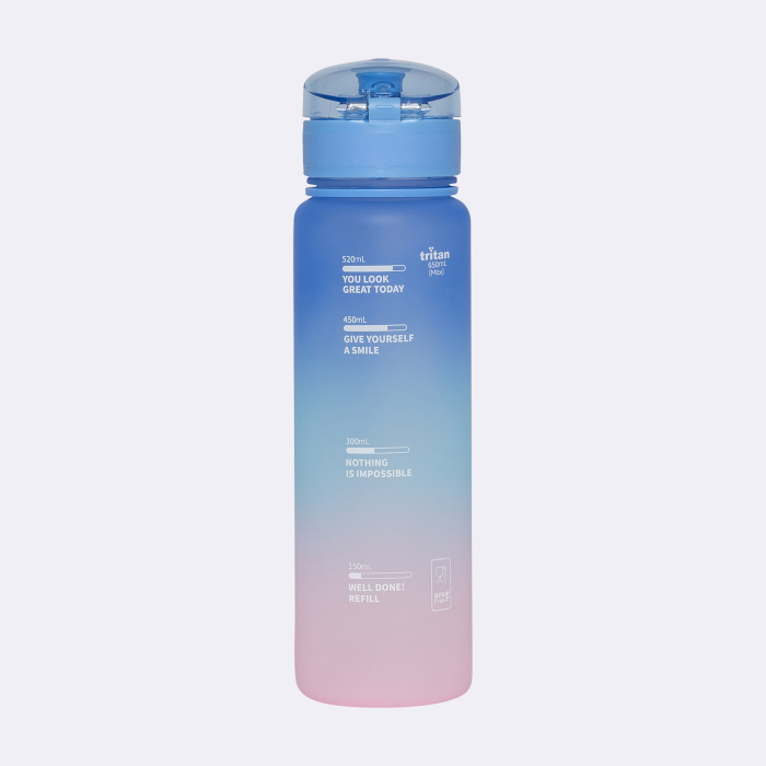 Sticla de baut 650 ml, Gradient Roz [2]