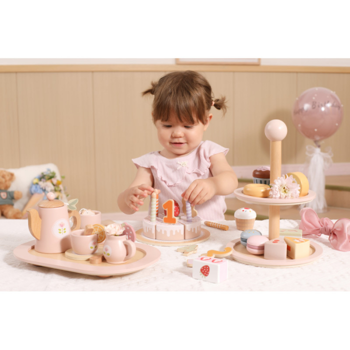 Suport pentru prajituri din lemn, PolarB Viga [4]