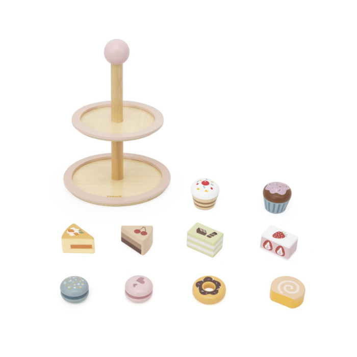 Suport pentru prajituri din lemn, PolarB Viga [10]