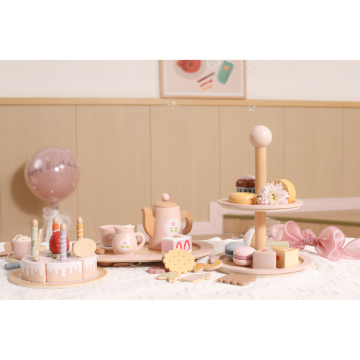 Suport pentru prajituri din lemn, PolarB Viga [7]