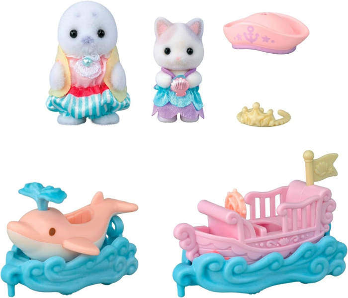 SYLVANIAN FAMILIES-SET PARC DISTRACTIE BALENA SI BARCA [2]