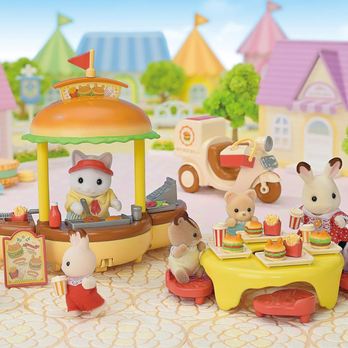 Sylvanian Families-Standul De Hamburgeri [3]