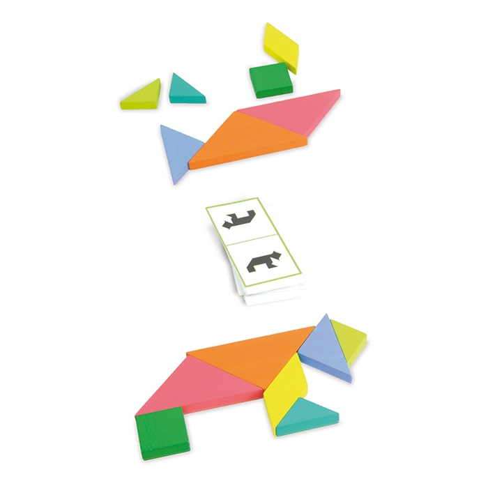 Tangram Battle - Joc Educativ din lemn - Vilac [5]