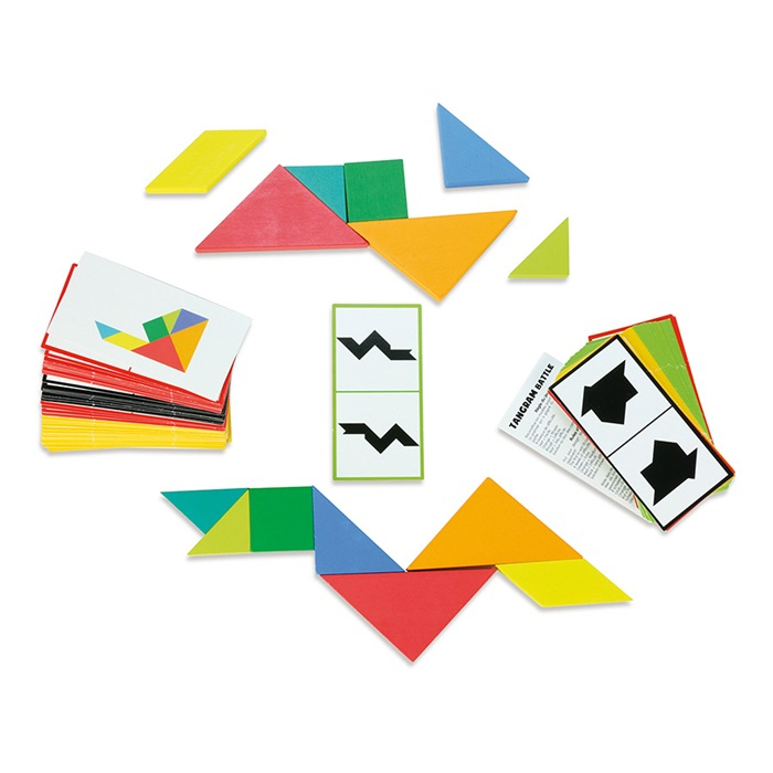 Tangram Battle - Joc Educativ din lemn - Vilac [3]