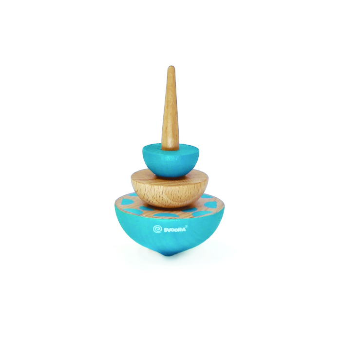 Titirez din lemn Geom albastru, Svoora [4]